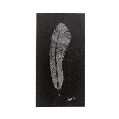 Feather Art Print Front