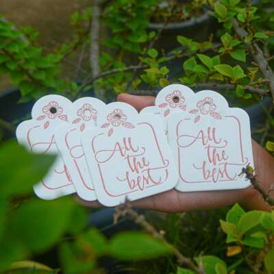 Gift Tags pack 5pcs - All The Best