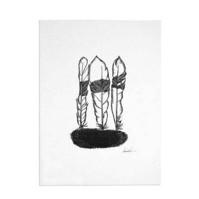 Sumi Headgear-Art Print 10"x14"