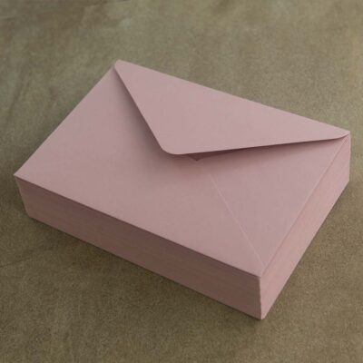 pink wedding envelope